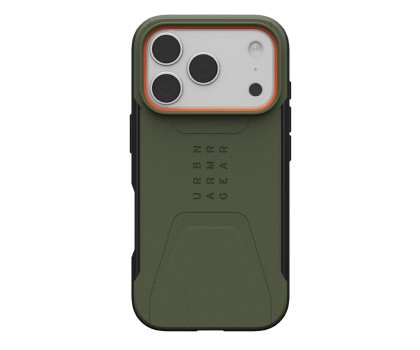 Etui do telefonów UAG Civilian etui do iPhone 17 Pro MagSafe olive/orange UAG114545117297